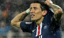L'attaquant argentin du PSG Angel Di Maria sur le terrain de Dijon le 1er novembre 2019