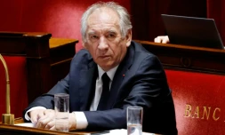 Le Premier ministre François Bayrou, le 28 avril 2025 à l'Assemblée, à Paris