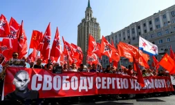 Manifestation contre la réforme des retraites à Moscou, le 2 septembre 2018