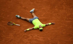 Rafael Nadal vainqueur de Dominic Thierm et roi incontesté de la terre battue de Roland-Garros, le 9 juin 2019