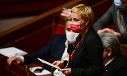 Clémentine Autain (LFI-PCF) à l'Assemblée nationale le 11 mai 2021.