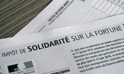 Un formulaire d'Impôt de Solidarité sur la Fortune (ISF), le 15 octobre 2016