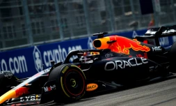 Le Néerlandais Max Verstappen (Red Bull) vainqueur du GP de Miami, le 8 mai 2022  