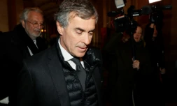 Jérôme Cahuzac  à son arrivée au palais de justice le 8 décembre 2016 à Paris
