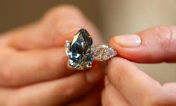 Le diamant Bleu Royal de 17,61 carats, le 2 novembre à Genève