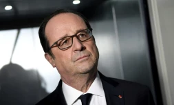 Le président François Hollande le 26 décembre 2016 à Taverny