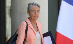 Elisabeth Borne sur le perron de l'Elysée, le 3 juillet 2019 à Paris