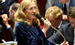 La garde des Sceaux Nicole Belloubet à l'Assemblée nationale, le 24 octobre 2018