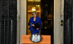 Theresa May, le 16 janvier 2019 à Londres