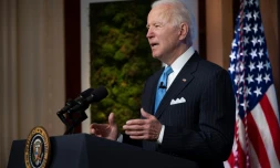 Le président américain Joe Biden, le 23 avril 2021 à la Maison Blanche, à Washington