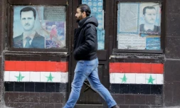 Portraits de Bachar al-Assad, le 3 janvier 2017, à Damas