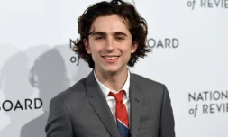 L'acteur franco-américain Timothée Chalamet le 9 janvier 2018 à New York