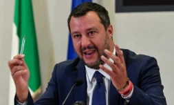 Le vice-Premier ministre italien Matteo Salvini, à Rome le 15 juillet 2019 