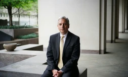 Alfred Kammer, Directeur du département Europe du Fonds monétaire international (FMI), devant le siÚge à Washington DC. Photo prise le 14 avril 2021