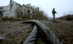 L'Ukraine combat les séparatistes pro-russes dans les régions orientales de Donetsk et de Lougansk depuis 2014.