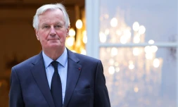 Le Premier ministre Michel Barnier à Matignon, le 27 septembre 2024