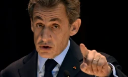 Nicolas Sarkozy s'adresse aux étudiants de l'Institut des relations internationales à Moscou le 29 octobre 2015
