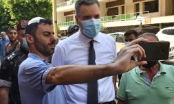 Le Premier ministre libanais Moustapha Adib, à Beyrouth le 1er septembre 2020