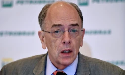 Le patron de Petrobras, Pedro Parente - ici le 8 mai 2018 à Rio de Janeiro - a démissionné après des grèves des transporteurs routiers et du secteur pétrolier autour de la politique tarifaire de la compagnie