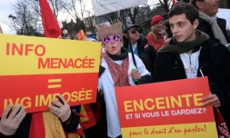 "Marche pour la vie" d'opposants à l'avortement à Paris le 19 janvier 2014
