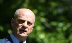 Le ministre de l'Education Jean-Michel Blanquer, le 26 août 2020 à Paris
