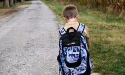 Le programme "chemin des écoliers" appliqué dans sept écoles de la ville espagnole de Pontevedra encourage les écoliers à aller à l'école à pied