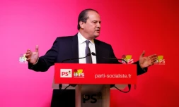Jean-Christophe Cambadélis, Premier secrétaire du Parti socialiste, le 15 décembre 2015 à Paris