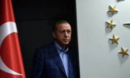 Le président turc Recep Tayyip Erdogan à Istanbul le 16 avril 2017