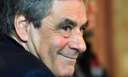 François Fillon, candidat de la droite pour 2017, le 1er décembre 2016 à Chantenay-Villedieu, dans la Sarthe