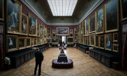 La collection d'art du chĂąteau de Chantilly dans l'Oise le 2 mars 2020