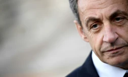 Photo du 14 mai 2017 de Nicolas Sarkozy, à Paris