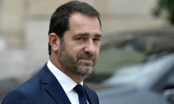 Christophe Castaner à l'Elysée le 22 septembre 2017