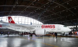 Un Bombardier CS 100 sous les couleurs de la compagnie Swiss, le 06 juillet 2016 à Zurich