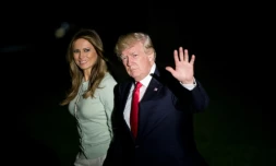 Donald Trump et son épouse Melania, le 27 mai 2017 à Washington