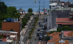 Une vue de Fort-de-France, dans l'île française des Antilles de la Martinique, le 25 septembre 2024.