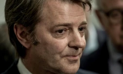 François Baroin à Tourcoing, dans le nord de la France, le 11 mai 2017