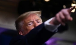 Le président américain Donald Trump s'exprime lors d'une conférence de presse à la Maison Blanche le 19 mars 2020