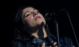 La chanteuse Izai en concert au Printemps de Bourges, le 20 avril 2023