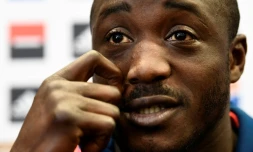 L'arrière international du Stade Français Djibril Camara, le 14 mars 2017 à Marcoussis