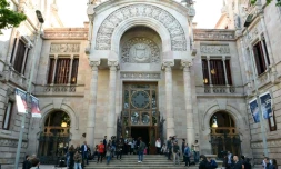 Le tribunal de Barcelone, le 31 mai 2016 lors de l'ouverture du procès de Lionel Messi pour fraude fiscale