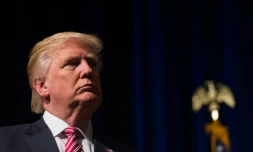 Le candidat républicain à la Maison Blanche Donald Trump, le 2 août 2016 à Ashburn aux Etats-Unis