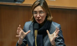 La ministre des Comptes publics Amélie de Montchalin s'exprime à l'Assemblée nationale le 3 novembre 2025 à Paris