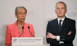 Elisabeth Borne et François de Rugy le 9 juillet 2019 à Paris