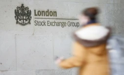 Devant la Bourse de Londres, le 29 décembre 2020