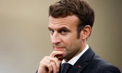 Le président Emmanuel Macron à Paris le 20 janvier 2022