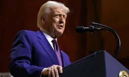 Le président américain Donald Trump, le 20 février 2025 à Washington