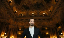 Le danseur et chorégraphe français Benjamin Millepied, le 24 janvier 2013, à l'opéra Garnier à Paris