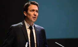 Guillaume Peltier à Romorantin-Lanthenay dans le Loir-et-Cher, le 20 janvier 2020