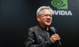 Le patron de Nvidia Jensen Huang, le 21 mai 2025 à Taipei
