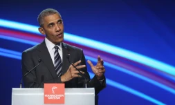 Barack Obama à Hanovre le 24 avril 2016